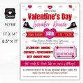 valentines sneaker dance flyer